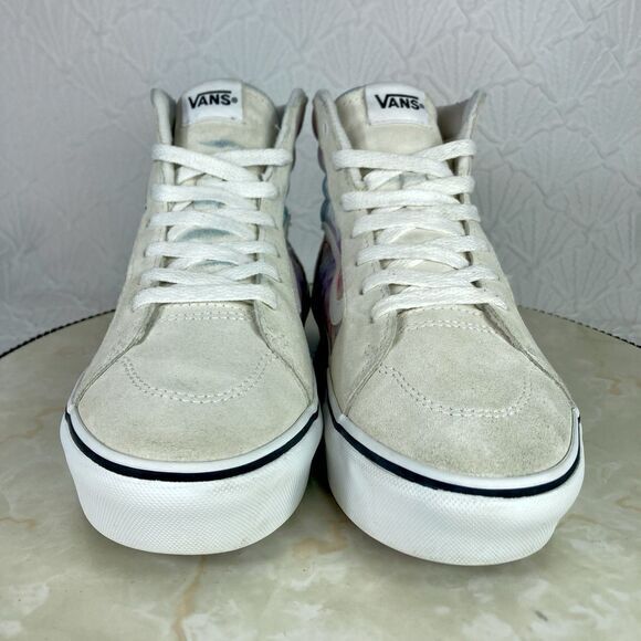 Vans Filmore High Top Platform Sneakers 6.5 Heart Tie Dye Streetwear Retro Shoes - Picture 3 of 11